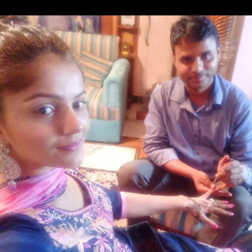 Rubina Dilaik — celebrity bridal Mehandi Shimla